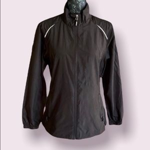 Core 365 by Month End Black Lightweight Jacket with White Trim